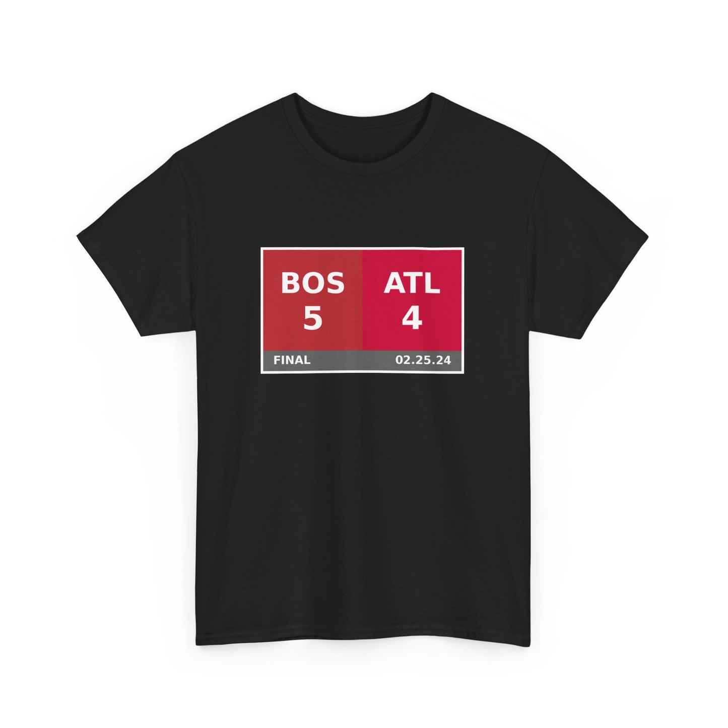 BOS vs ATL Scoreboard Tee 02.25.24