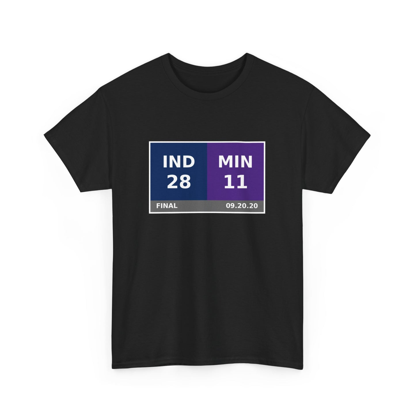 IND vs MIN Scoreboard Tee 09.20.20