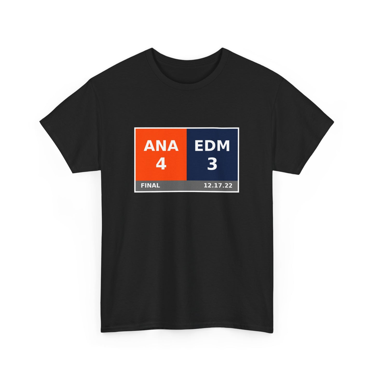 ANA vs EDM Scoreboard Tee 12.17.22