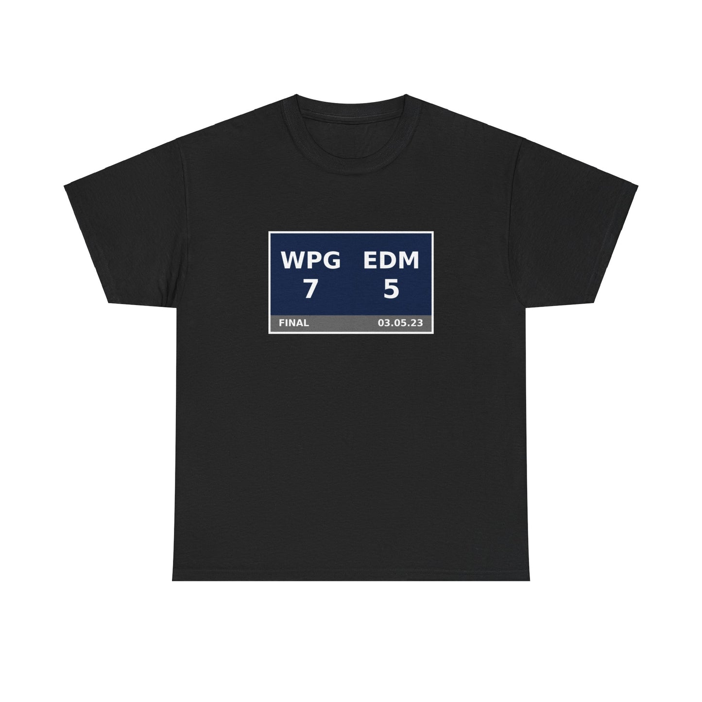 WPG vs EDM Scoreboard Tee 03.05.23