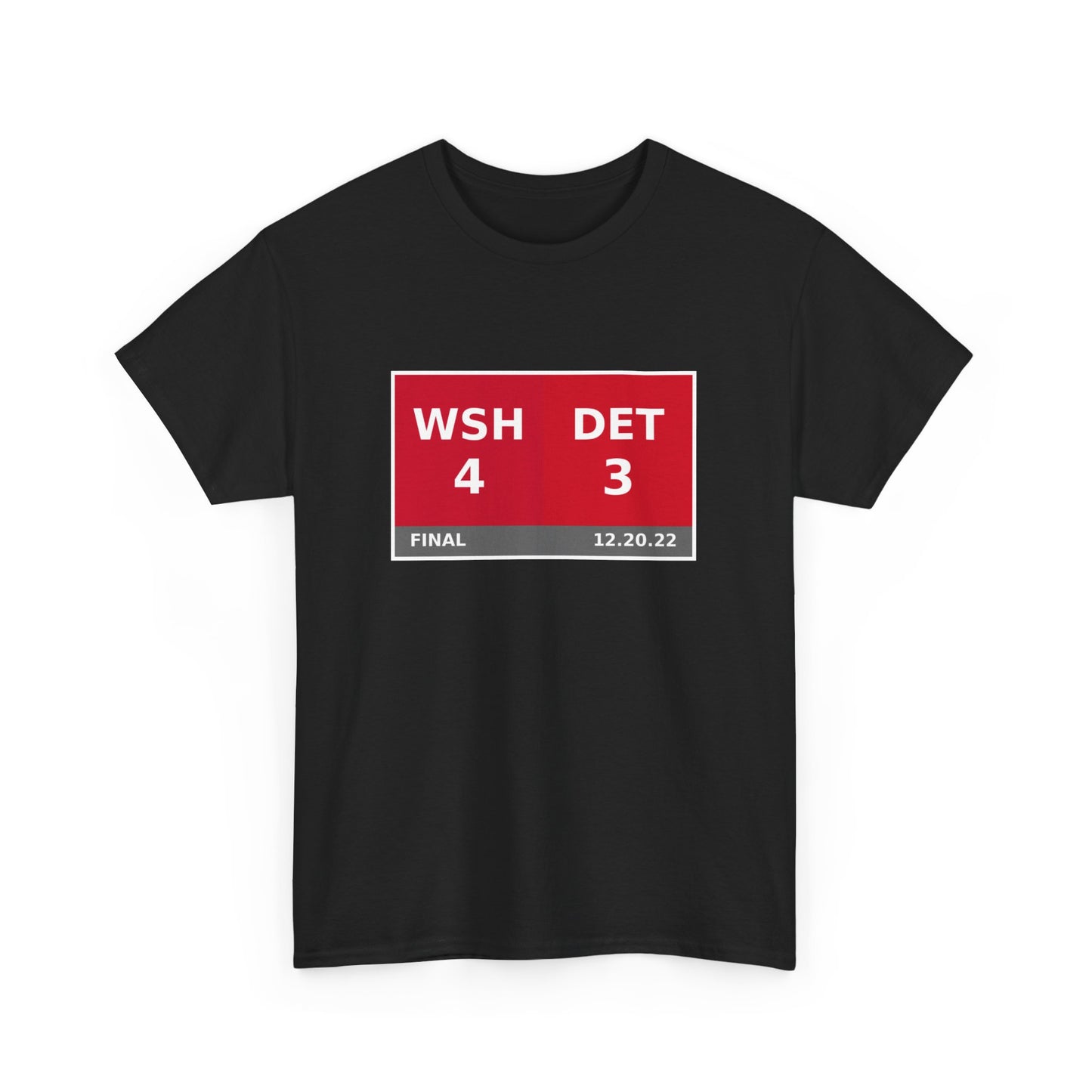 WSH vs DET Scoreboard Tee 12.20.22