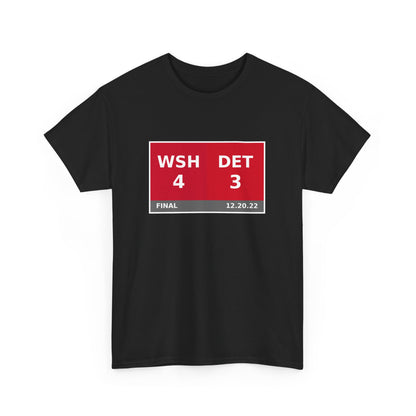 WSH vs DET Scoreboard Tee 12.20.22