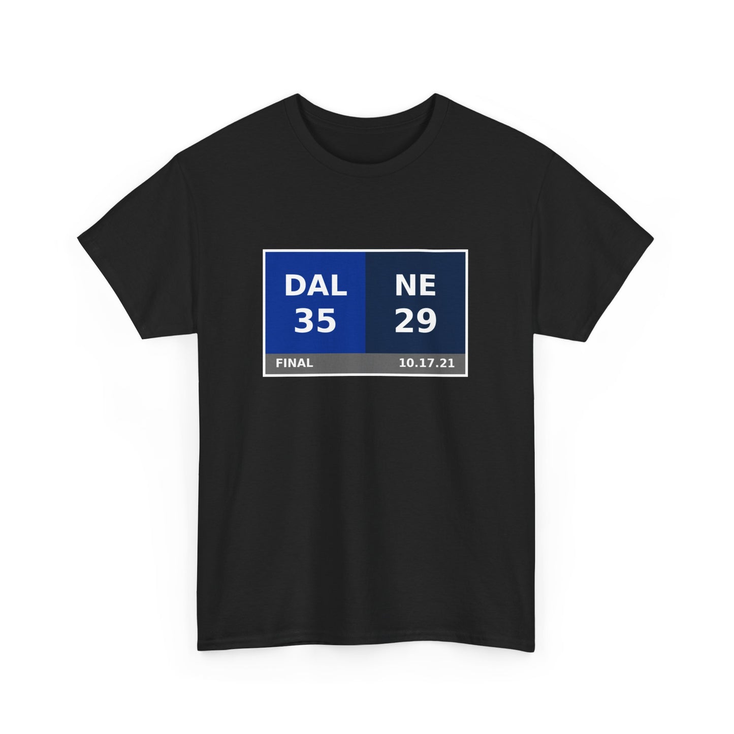 DAL vs NE Scoreboard Tee 10.17.21