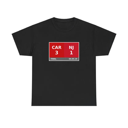 CAR vs NJ Scoreboard Tee 04.05.19