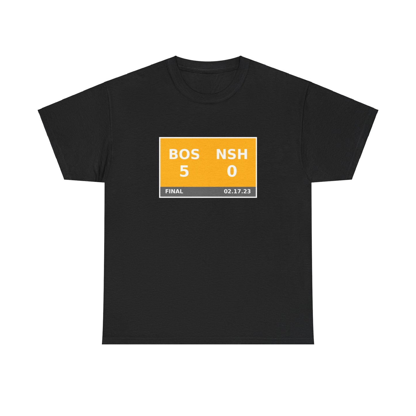 BOS vs NSH Scoreboard Tee 02.17.23