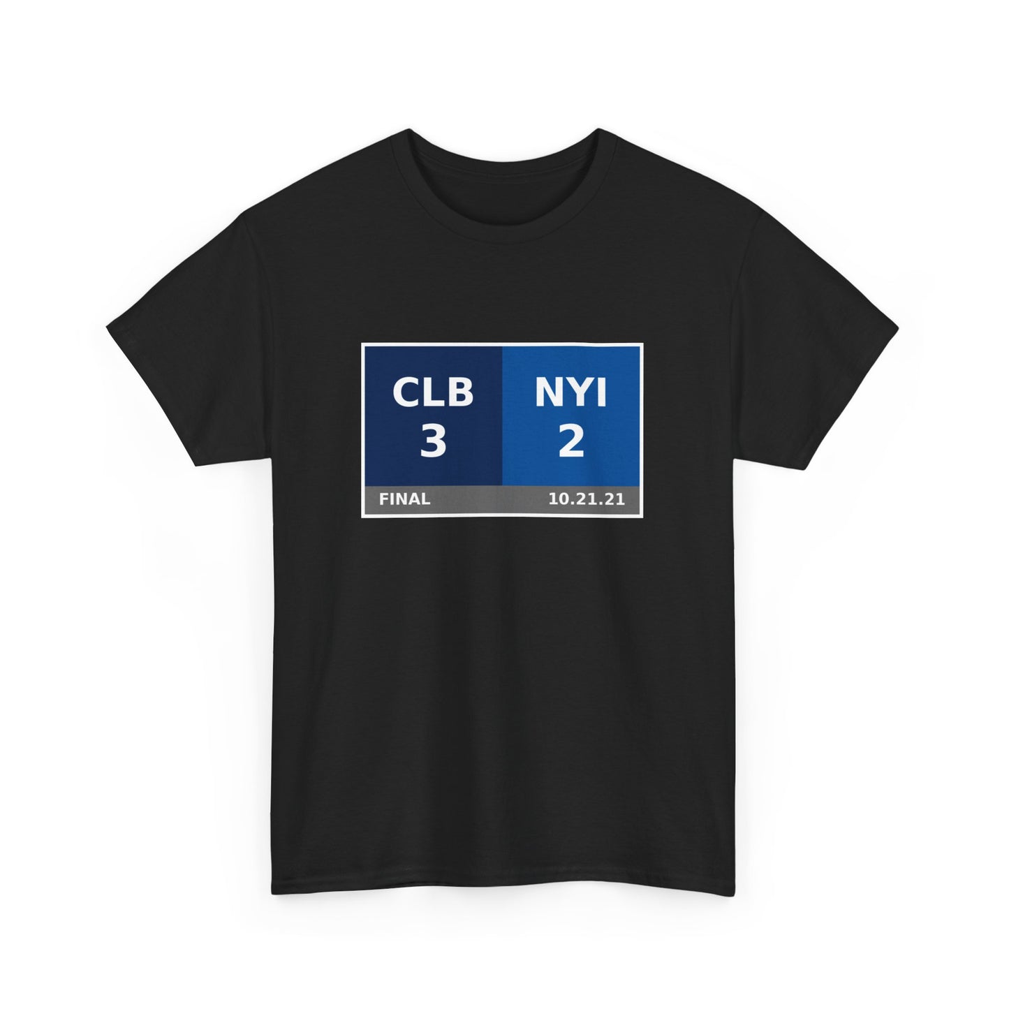 CLB vs NYI Scoreboard Tee 10.21.21