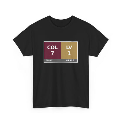 COL vs LV Scoreboard Tee 05.31.21