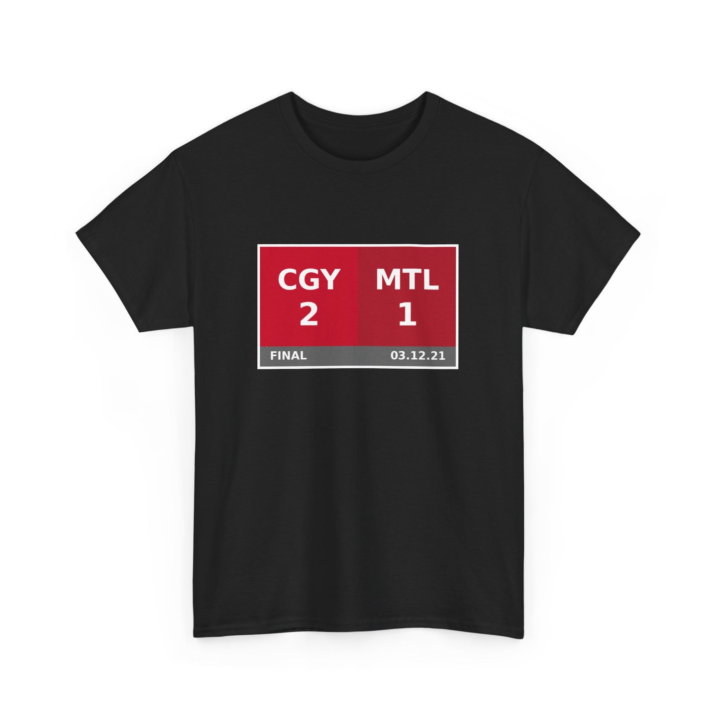 CGY vs MTL Scoreboard Tee 03.12.21