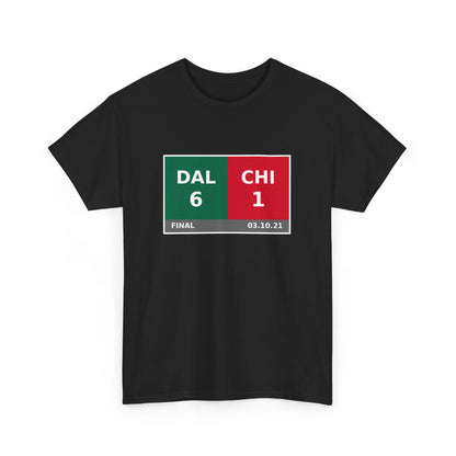 DAL vs CHI Scoreboard Tee 03.10.21