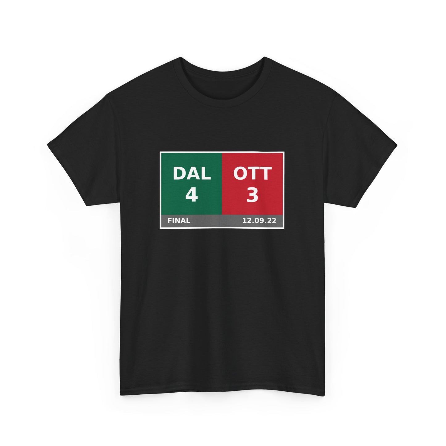 DAL vs OTT Scoreboard Tee 12.09.22