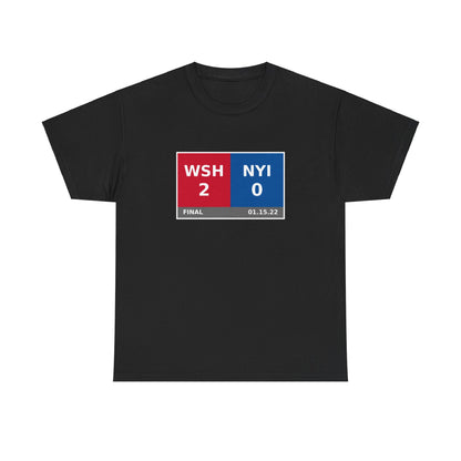 WSH vs NYI Scoreboard Tee 01.15.22