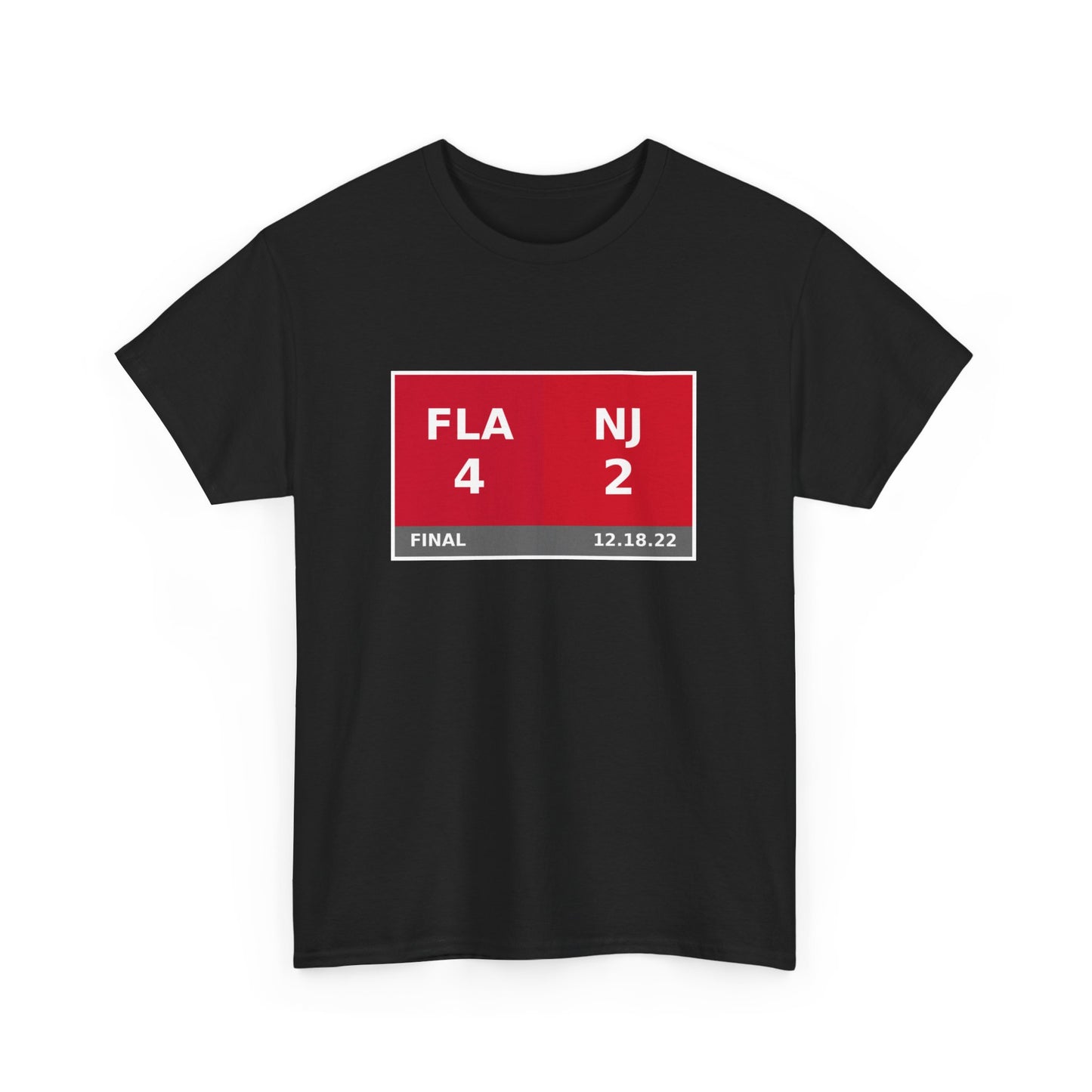 FLA vs NJ Scoreboard Tee 12.18.22