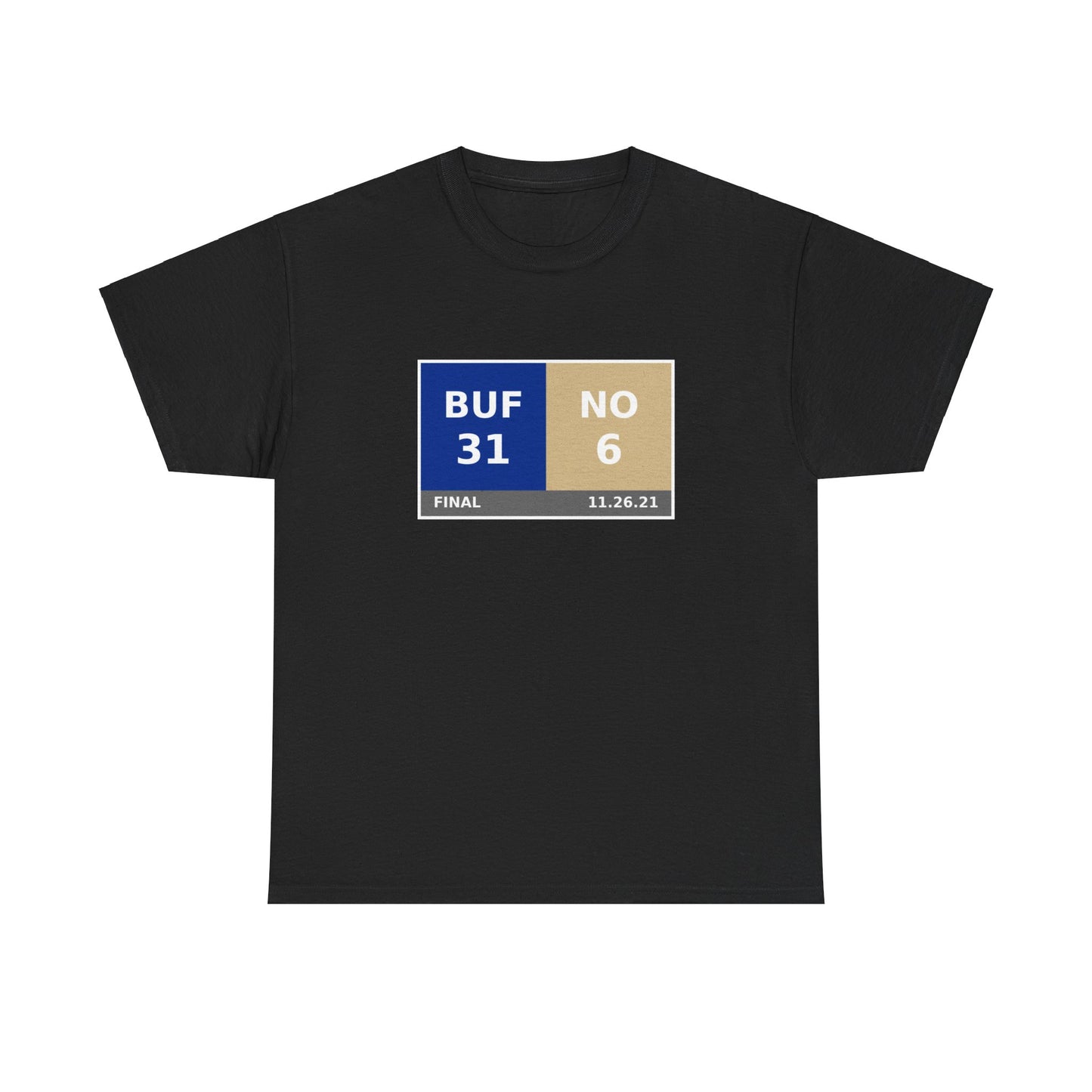 BUF vs NO Scoreboard Tee 11.26.21