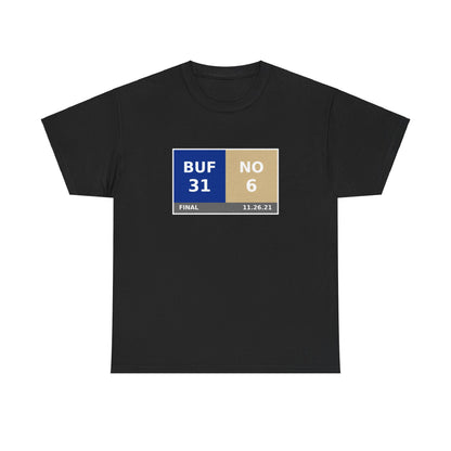 BUF vs NO Scoreboard Tee 11.26.21