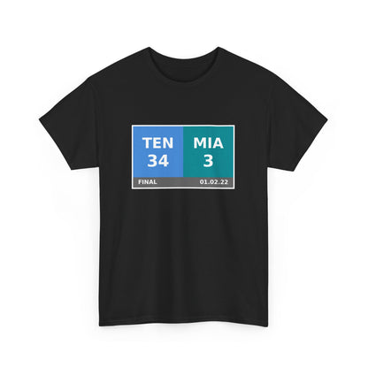 TEN vs MIA Scoreboard Tee 01.02.22