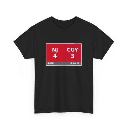 NJ vs CGY Scoreboard Tee 11.06.22