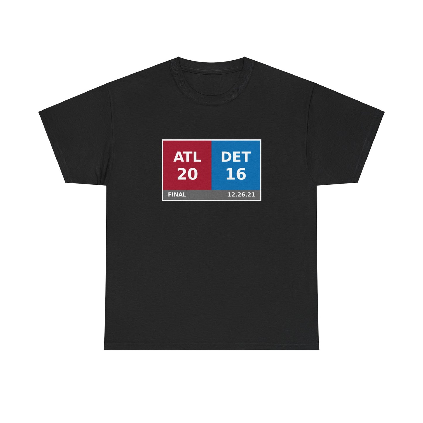 ATL vs DET Scoreboard Tee 12.26.21