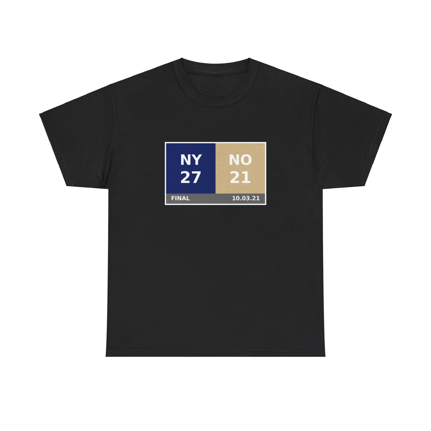 NY vs NO Scoreboard Tee 10.03.21