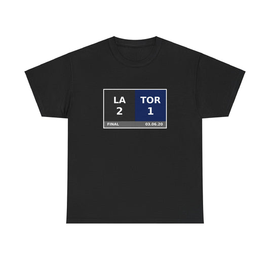 LA vs TOR Scoreboard Tee 03.06.20