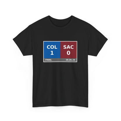 COL vs SAC Scoreboard Tee 10.26.24