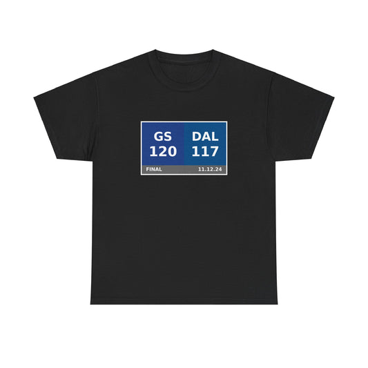 GS vs DAL Scoreboard Tee 11.12.24