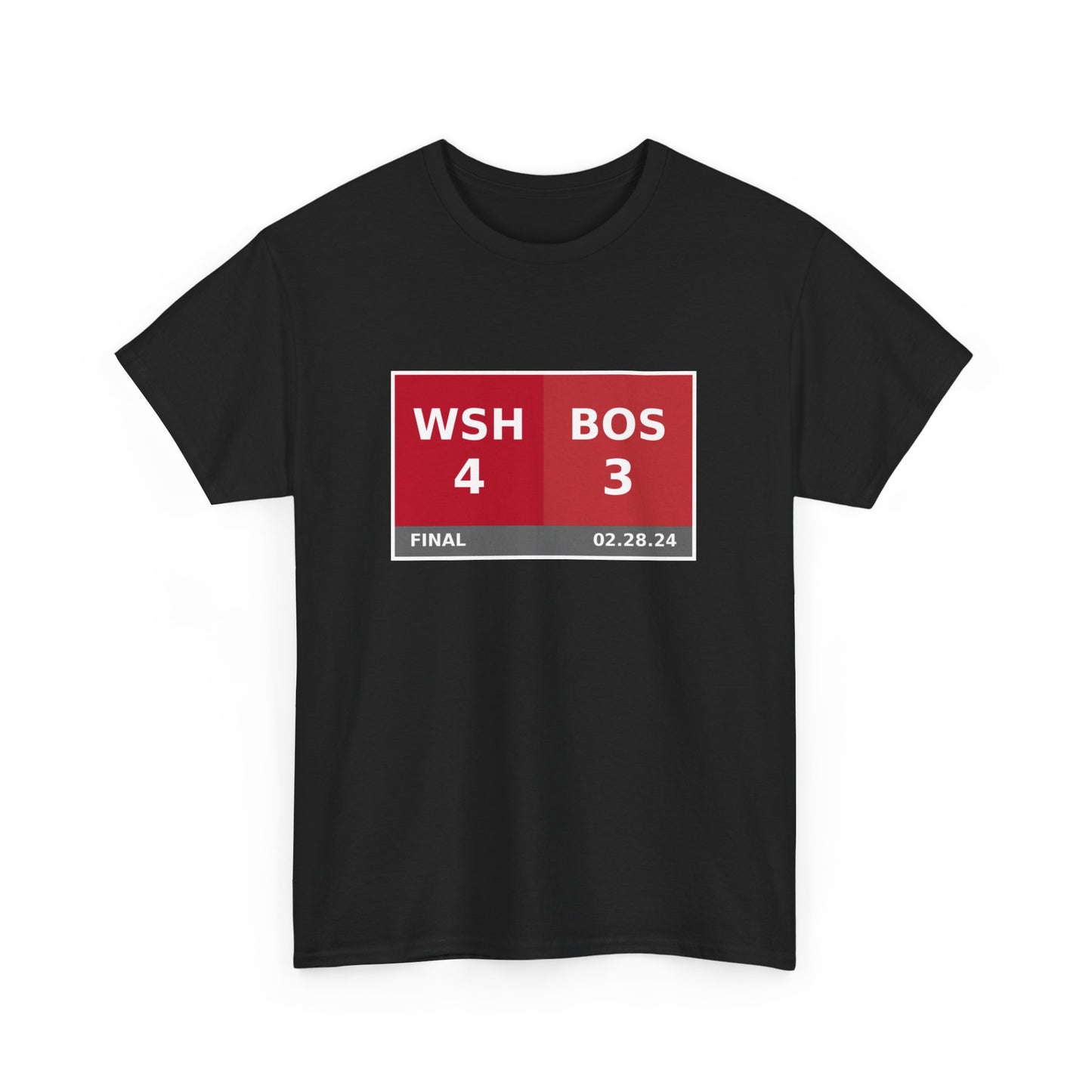 WSH vs BOS Scoreboard Tee 02.28.24