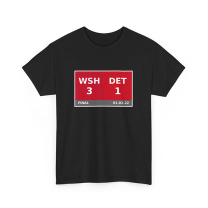 WSH vs DET Scoreboard Tee 01.01.22