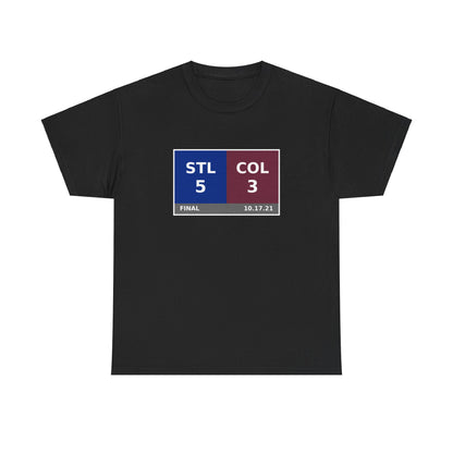 STL vs COL Scoreboard Tee 10.17.21