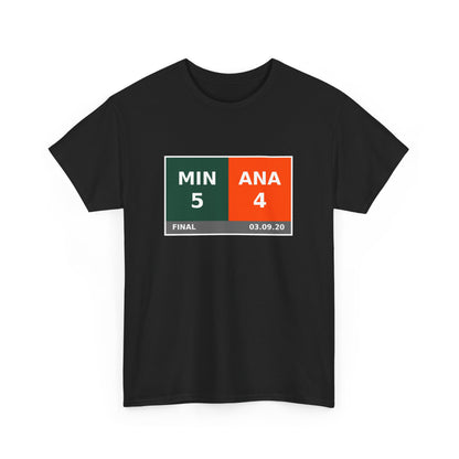 MIN vs ANA Scoreboard Tee 03.09.20