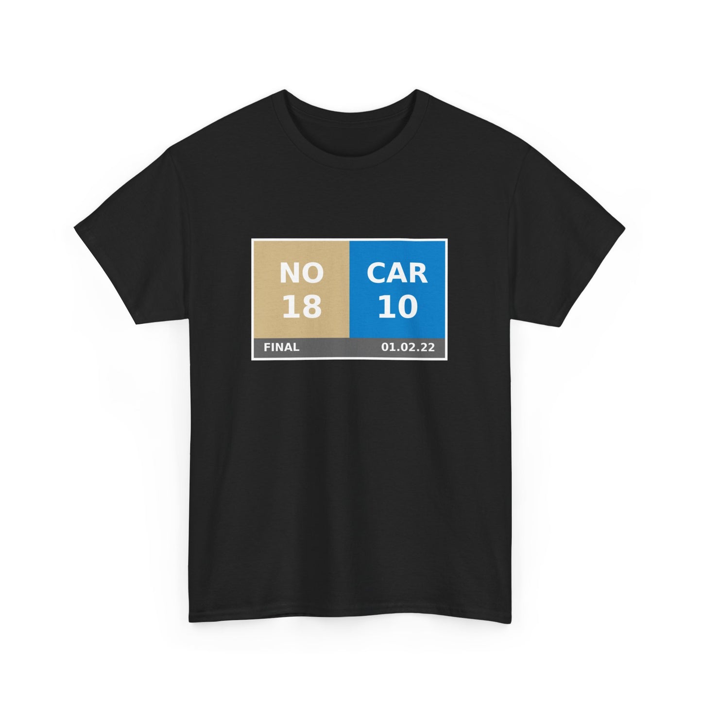 NO vs CAR Scoreboard Tee 01.02.22