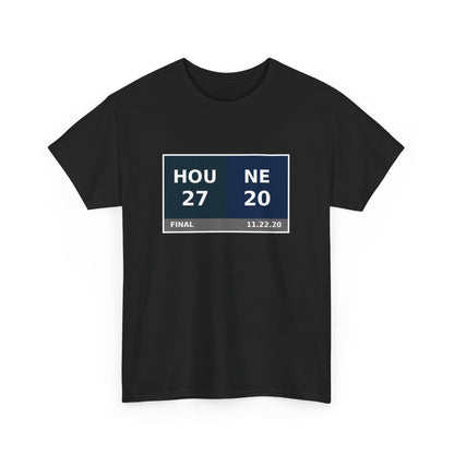 HOU vs NE Scoreboard Tee 11.22.20