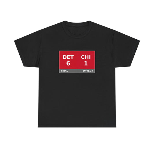 DET vs CHI Scoreboard Tee 10.01.23