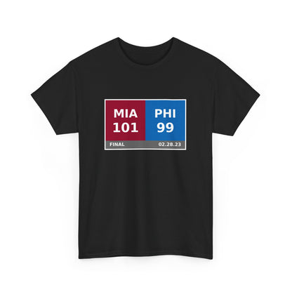 MIA vs PHI Scoreboard Tee 02.28.23