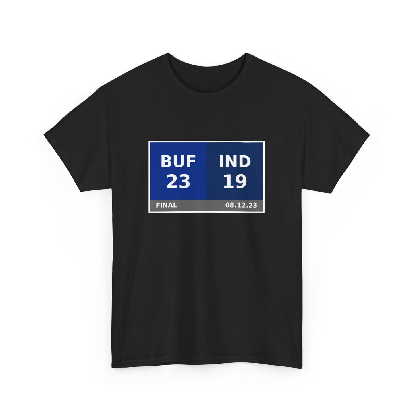 BUF vs IND Scoreboard Tee 08.12.23