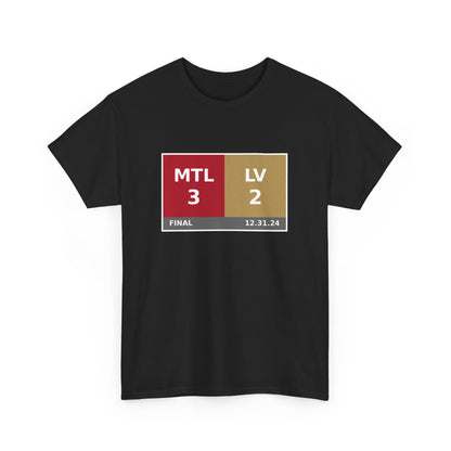 MTL vs LV Scoreboard Tee 12.31.24