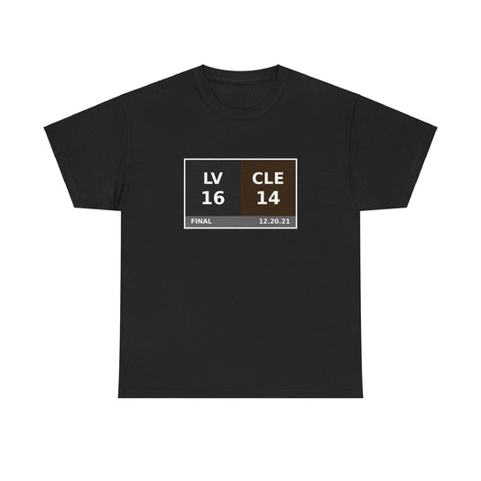 LV vs CLE Scoreboard Tee 12.20.21