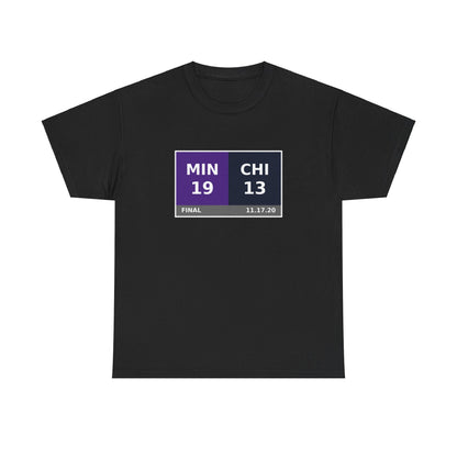 MIN vs CHI Scoreboard Tee 11.17.20