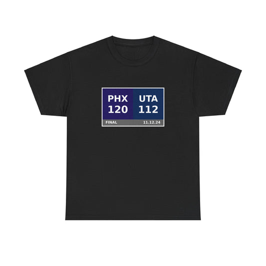 PHX vs UTA Scoreboard Tee 11.12.24