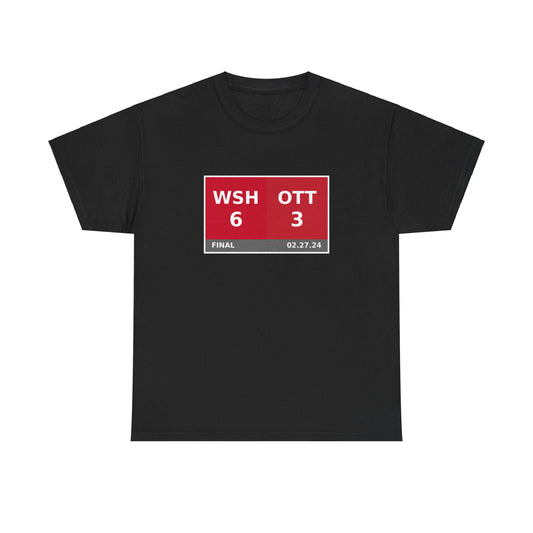 WSH vs OTT Scoreboard Tee 02.27.24