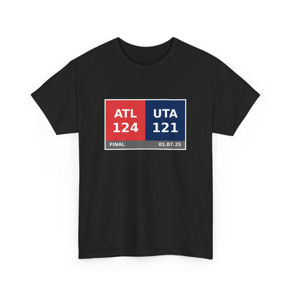 ATL vs UTA Scoreboard Tee 01.07.25