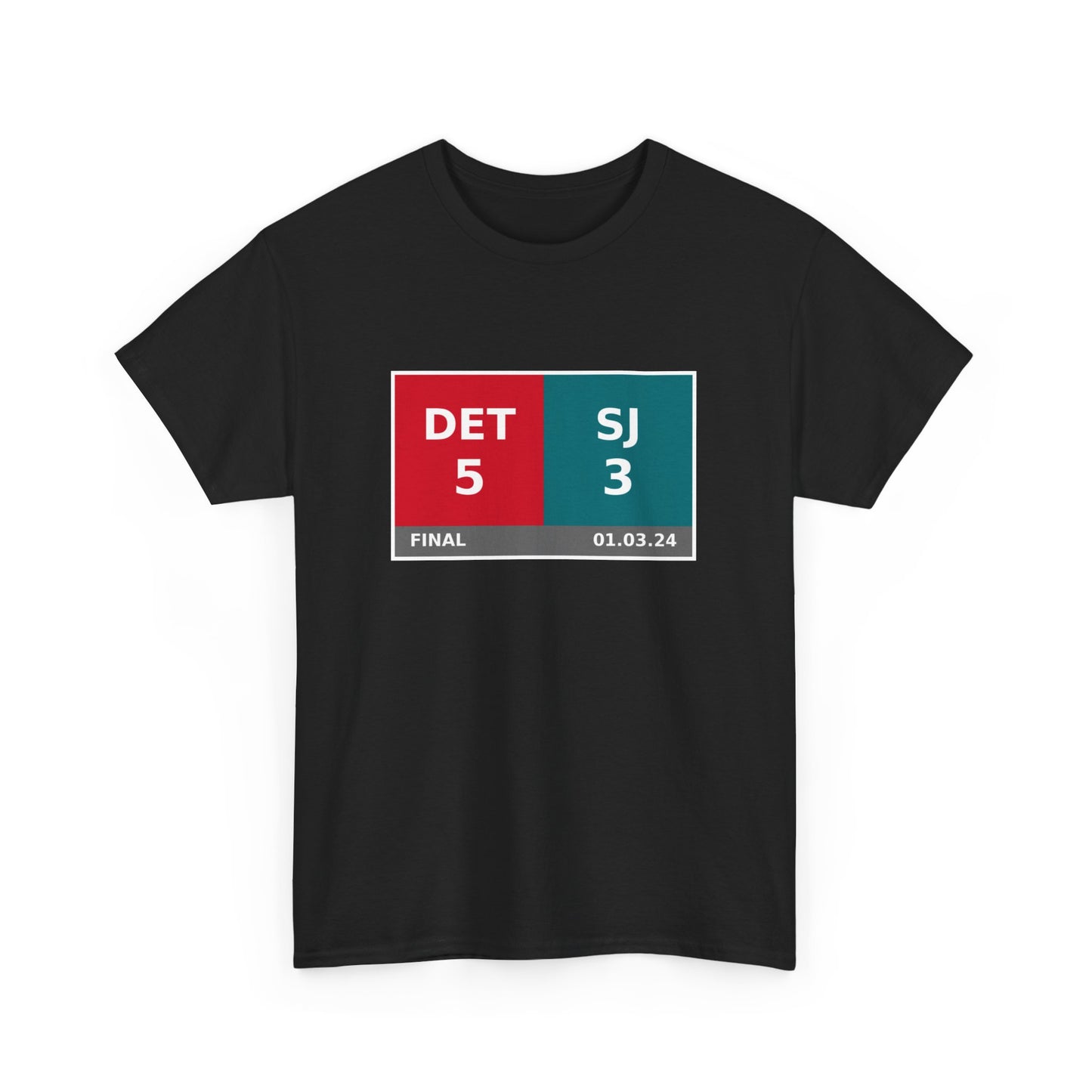 DET vs SJ Scoreboard Tee 01.03.24