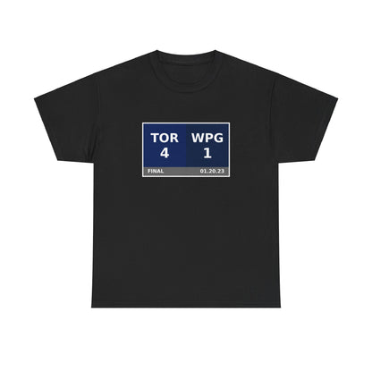 TOR vs WPG Scoreboard Tee 01.20.23