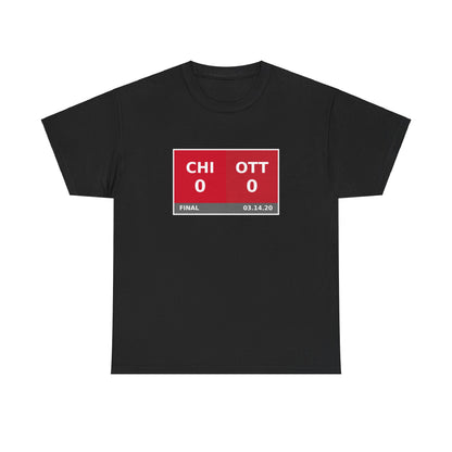 CHI vs OTT Scoreboard Tee 03.14.20