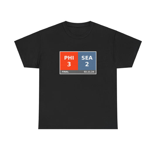 PHI vs SEA Scoreboard Tee 02.11.24