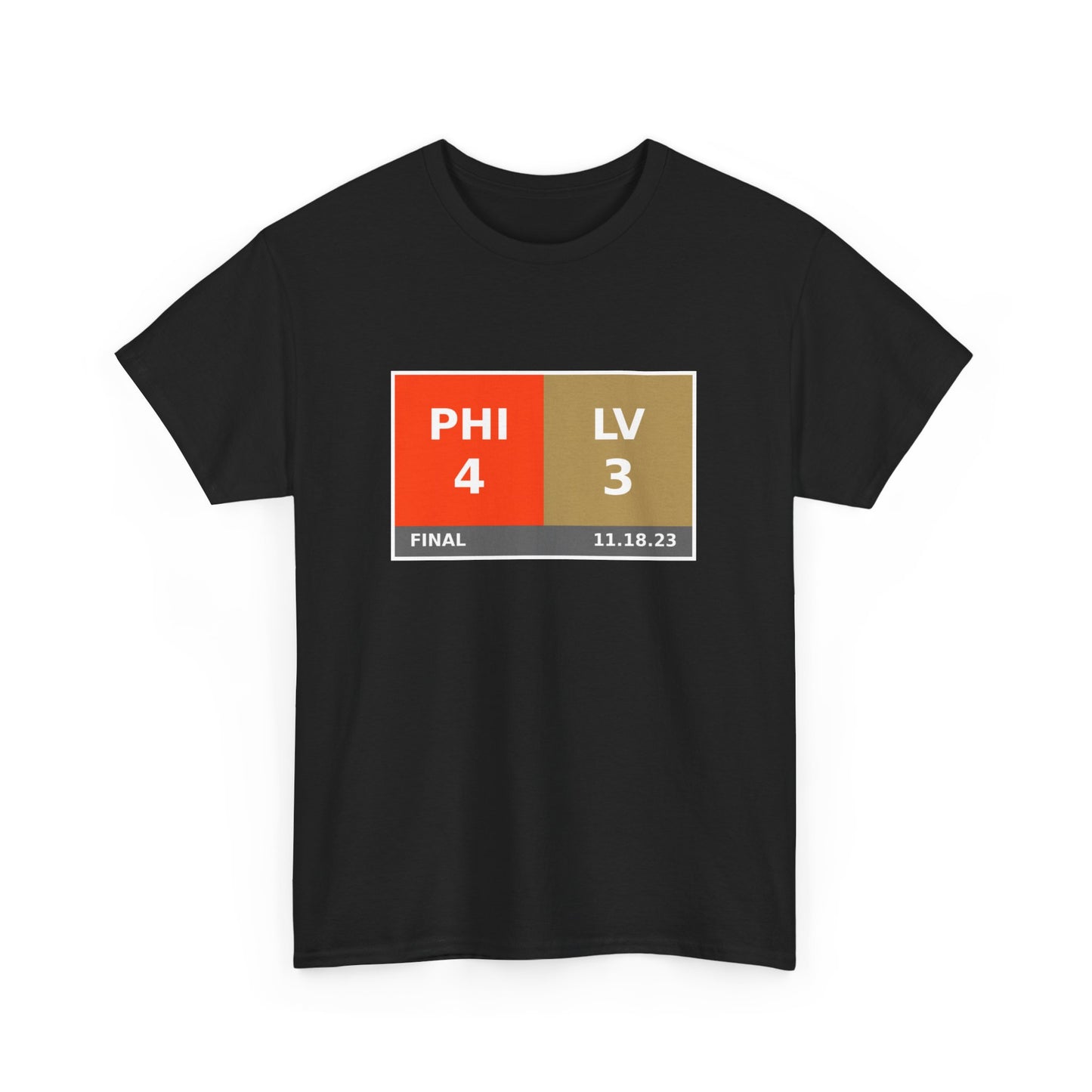 PHI vs LV Scoreboard Tee 11.18.23