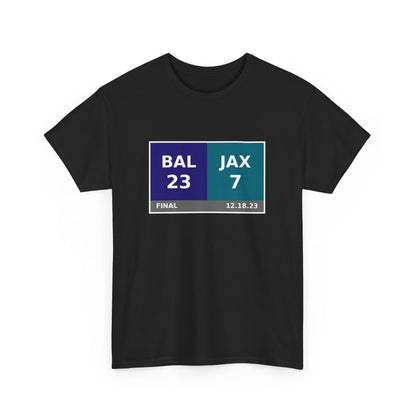 BAL vs JAX Scoreboard Tee 12.18.23