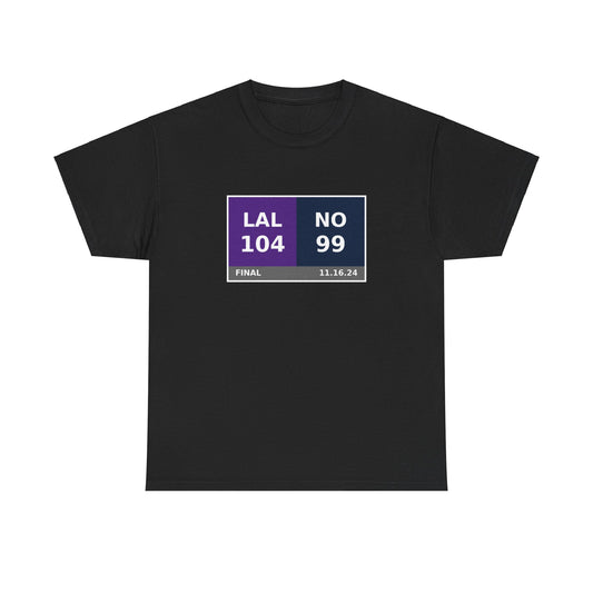 LAL vs NO Scoreboard Tee 11.16.24