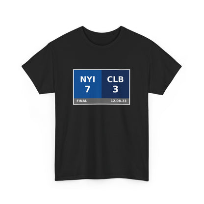 NYI vs CLB Scoreboard Tee 12.08.23