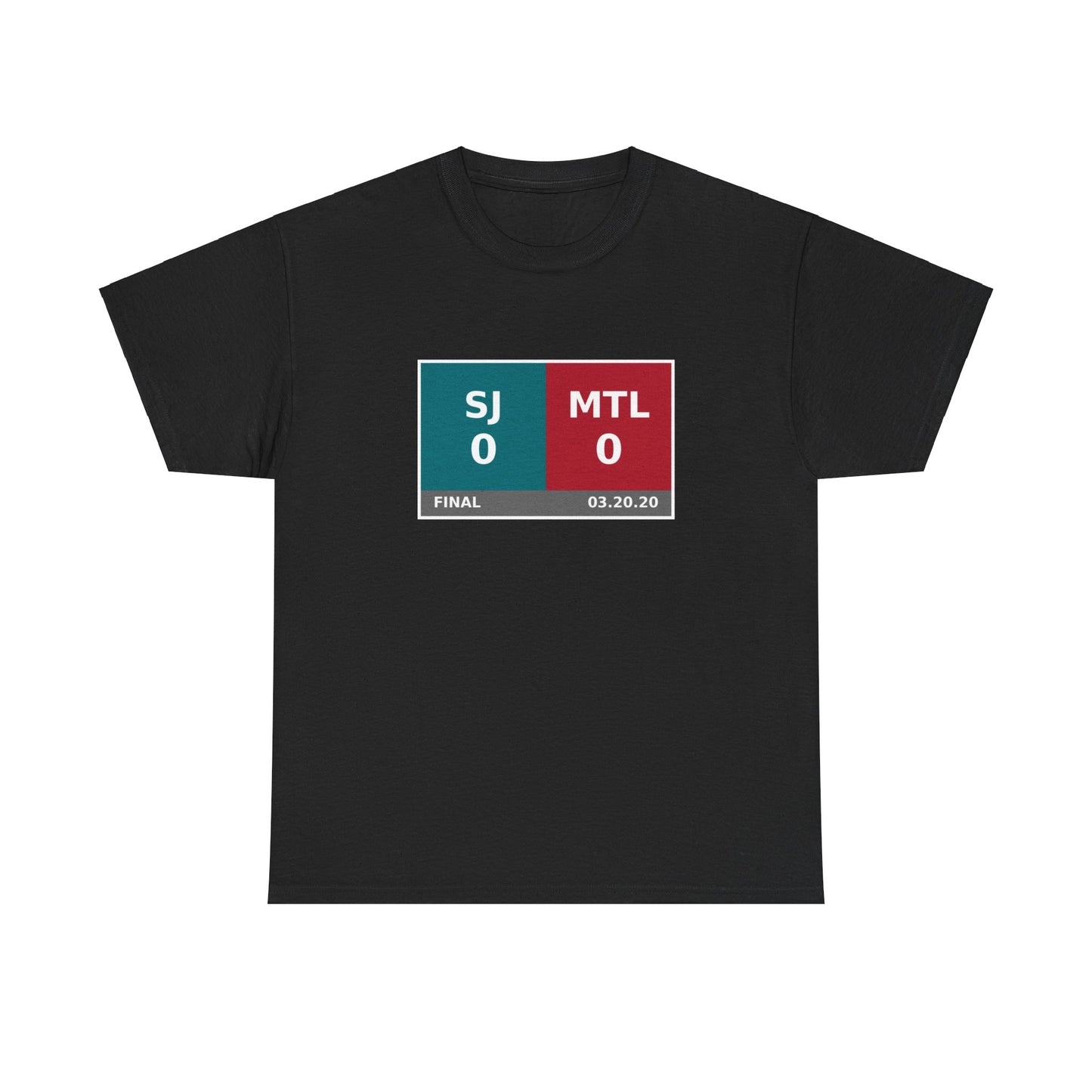 SJ vs MTL Scoreboard Tee 03.20.20