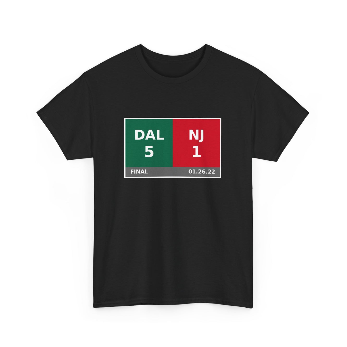 DAL vs NJ Scoreboard Tee 01.26.22